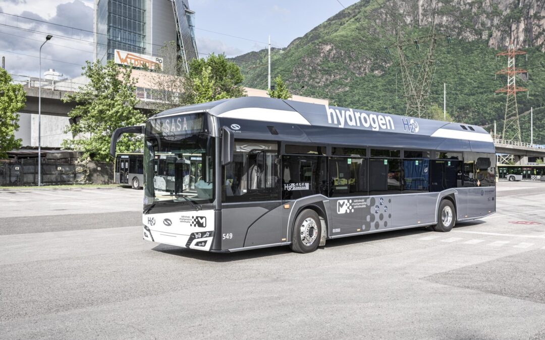 Mobilità sostenibile, Bolzano in prima linea con gli autobus a idrogeno