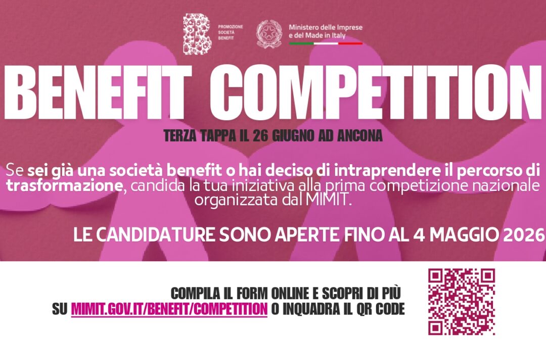 Benefit 4 the City: racconta il tuo impatto, candidati alla Benefit Competition