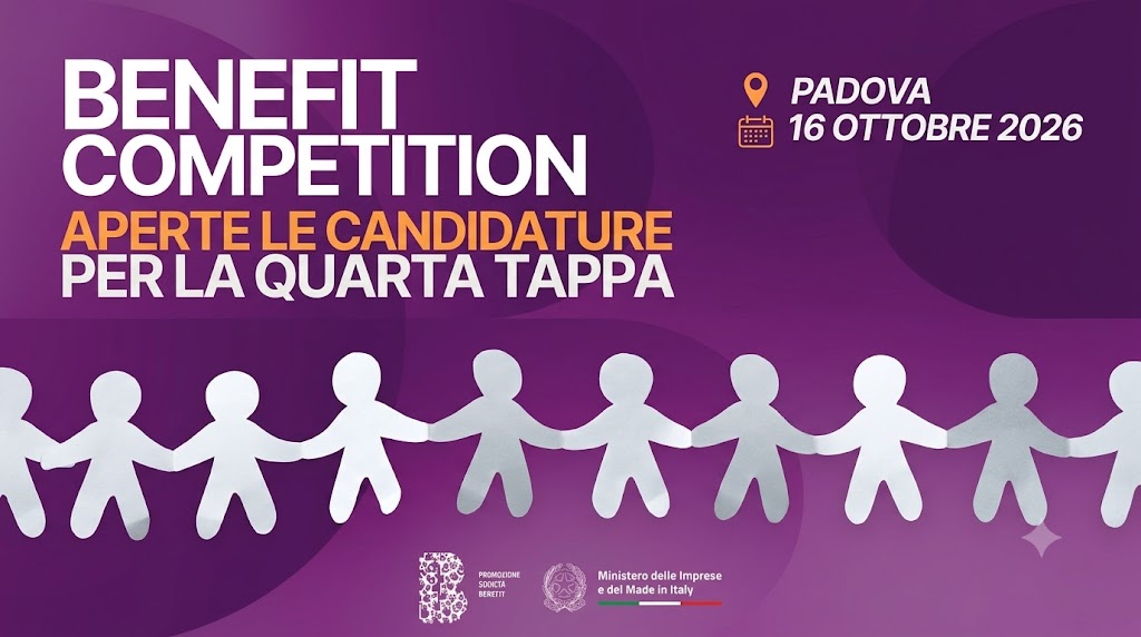 Società che fanno bene al territorio: aperte le candidature per la quarta tappa della Benefit Competition del MIMIT a Padova
